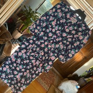 Vintage John richards peplum midi dress